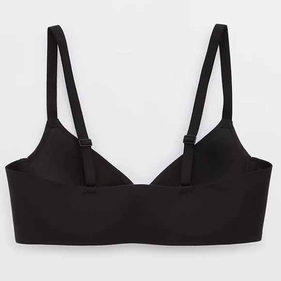 aerie Other - Aerie SMOOTHEZ Black Pull On Push Up Bra Size 38C